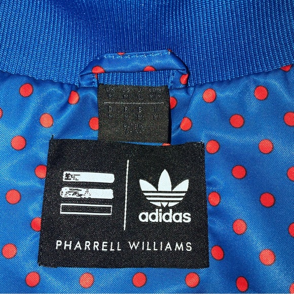 Adidas X Pharrell Williams RARE Blue/Red Polkadot Jacket,Size-Medium(M) - Picture 6 of 15